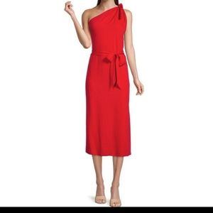 Antonio melani red long dress